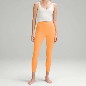 Lululemon Align High Rise Mango Leggings Size 2